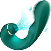 ARMONY - GREEN FLEXIBLE VIBRATOR AND SUCKER