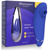 WOMANIZER - PREMIUM 2 CLITORIAL STIMULATOR BLUEBERRY