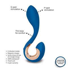 G-VIBE - GPOP 2 GEP INDIGO BLUE POINT VIBRATOR