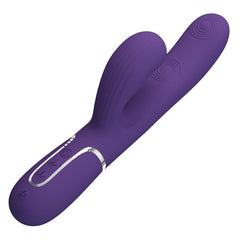 PRETTY LOVE - PERLITA 3 IN 1 MULTIFUNCTION PURPLE G-SPOT VIBRATOR