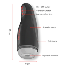 ONINDER - SEOUL RECHARGEABLE MALE MASTURBATOR 10 SPEEDS - FREE APP
