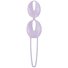 FUN FACTORY - SMARTBALLS DUO PELVIC BALLS WHITE / PASTEL PURPLE