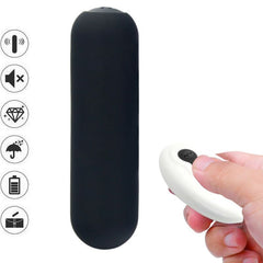 ARMONY - SPLASH JOIE BULLET SILICONE VIBRATOR REMOTE CONTROL 10 VIBRATIONS 75 X 19 CM BLACK