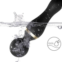 ARMONY - FREEZA MASSAGER AND VIBRATOR SUPER FLEXIBLE BLACK HEAD