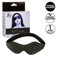 CALEXOTICS - NOCTURNAL EYE MASK PVC BLACK LEATHER