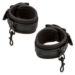 CALEXOTICS - NOCTURNAL CONNECTOR HOG TIE ADJUSTABLE LEATHER BLACK