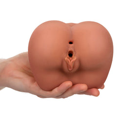 CALEXOTICS - THE ROLLER BABE REALISTIC DOUBLE MASTURBATOR FLESH