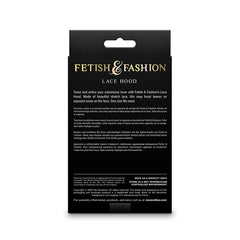 NS NOVELTIES - FETISH & FASHION WHITE LACE HOOD