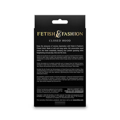 NS NOVELTIES - FETISH & FASHION WHITE NYLON ZIPPED HOOD