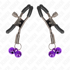 KINK - PURPLE DOUBLE BELL NOSE CLIP 6 CM