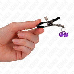 KINK - PURPLE DOUBLE BELL NOSE CLIP 6 CM