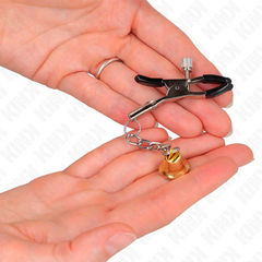 KINK - GOLDEN BELL PENDANT TWEEZERS 6 CM