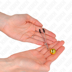 KINK - GOLD THIN BINER TWEEZERS 7 CM