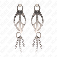 KINK - JAPANESE CLOVER NIPPERS WITH SMALL SILVER CHAINS