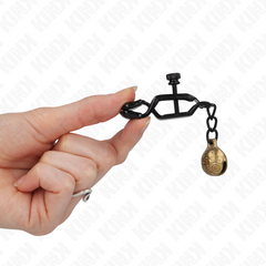 KINK - BLACK BELL JAW STYLE NOSE CLAMPS 7 CM