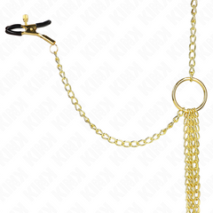KINK - 4 ADJUSTABLE NIPPLE AND CLITORITE CLAMPS GOLD