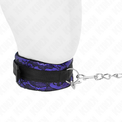 KINK - SHORT VELVET LACE NECKLACE WITH 105 CM BELT WITH NYLON DEFECT 44 X 5.5 CM