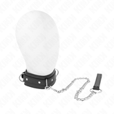 KINK - COLLAR WITH LEASH 65 CM 3 RINGS MODEL 1 ADJUSTABLE 38-49 CM X 5 CM