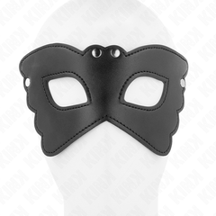 KINK - BUTTERFLY SHAPE LEATHER MASK 20 x 9 CM