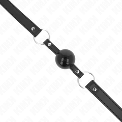 KINK - TPE BALL GAG 4 CM WITH BLACK LOCK 60 x 2 CM