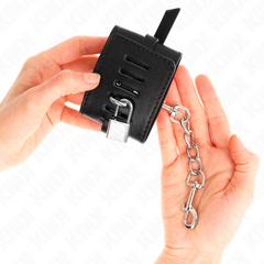 KINK - DELUXE BLACK ADJUSTABLE LOCKING WRIST BRACES 14.5-21CM X 6CM