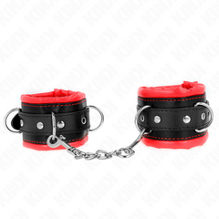 KINK - HEAVY WRIST WITH ADJUSTABLE RED FUR LINING 20-30 CM X 6 CM