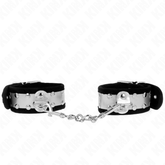 KINK - BLACK/SILVER THIN WRIST 30 X 4 CM