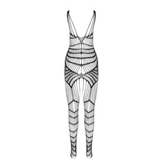 PASSION - BS 102 WHITE BODYSTOCKING ONE SIZE