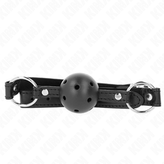 KINK - HOLLOW BLACK HARD BALL 4.5 CM GAG MODEL 1 63.5 X 2 CM