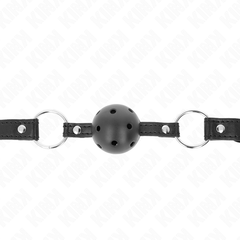 KINK - HOLLOW BLACK HARD BALL 4.5 CM GAG MODEL 1 63.5 X 2 CM