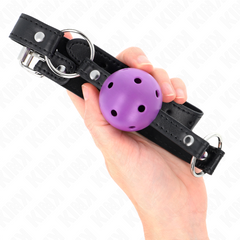 KINK - HARD PURPLE HOLLOW BALL 4.5 CM GAG 63.5 X 2 CM