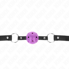 KINK - HARD PURPLE HOLLOW BALL 4.5 CM GAG 63.5 X 2 CM