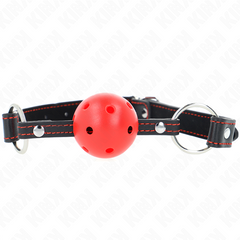 KINK - HARD HOLLOW RED BALL GAG MODEL 2 65 x 2.5 CM