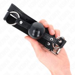 KINK - BLACK TPE BALL GAG 4 CM 60 x 2 CM