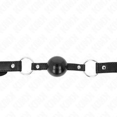 KINK - BLACK TPE BALL GAG 4 CM 60 x 2 CM