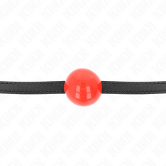 KINK - RED SIMPLE BALL GAG 4 CM 65 x 1.5 CM