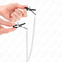 KINK - TRIPLE NIPPLE AND CLITORIS CLAMPS WITH CHAIN MODEL 0