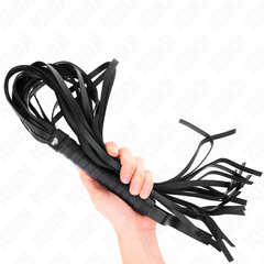 KINK - BLACK SHORT HANDLE LONG TAIL WHIP 70 CM