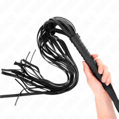 KINK - BLACK SHORT HANDLE LONG TAIL WHIP 70 CM