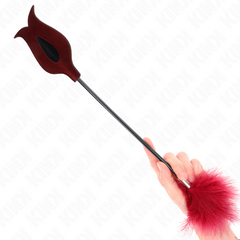 KINK - TICKLING FEATHERS WITH ROSE-SHAPED PADDLE 8 CM