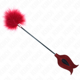 KINK - TICKLING FEATHERS WITH ROSE-SHAPED PADDLE 8 CM