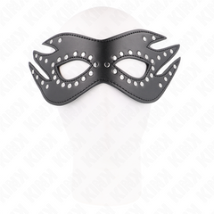 KINK - LEATHER MASK WITH RIVETS MODEL 3 26 x 9.5 CM