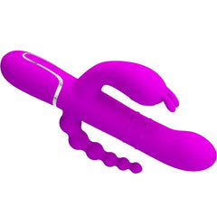 PRETTY LOVE - CAMMY 4 IN 1 MULTIFUNCTIONAL TRIPLE VIBRATOR PINK