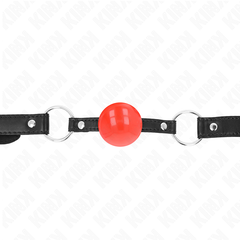 KINK - RED TPE BALL GAG 4 CM 60 x 2 CM