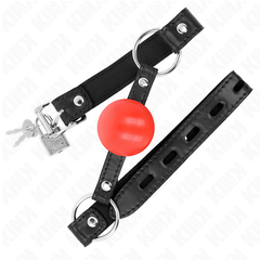 KINK - RED TPE BALL GAG 4 CM 60 x 2 CM