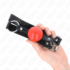 KINK - RED TPE BALL GAG 4 CM 60 x 2 CM