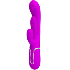 PRETTY LOVE - SHANIA TRIPLE RABBIT MULTIFUNCTIONAL VIBRATOR PINK