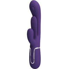 PRETTY LOVE - SHANIA TRIPLE RABBIT MULTIFUNCTIONAL VIBRATOR PURPLE