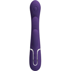 PRETTY LOVE - SHANIA TRIPLE RABBIT MULTIFUNCTIONAL VIBRATOR PURPLE