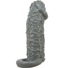 PRETTY LOVE - REALISTIC PENIS ENLARGEMENT AND DELAY SLEEVE MODEL 2 GRAY